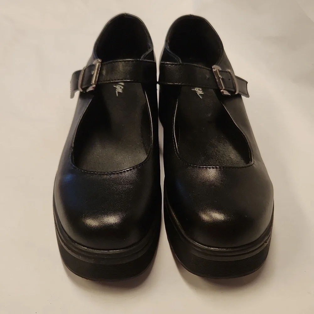 Nasty Gal Mary Jane Shoes Size 39 Black Platform